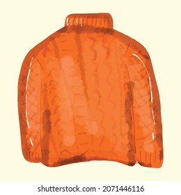 Watercolor Autumn Decoration sweater design