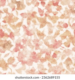 Watercolor autumn leaf seamless pattern.Beautiful watercolor autumn background  with colorful leaf and forest.Watercolor autumn leaf seamless background for textures,textile,fabric and wallpaper.