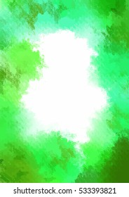 It is a watercolor background.