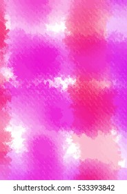 It is a watercolor background.