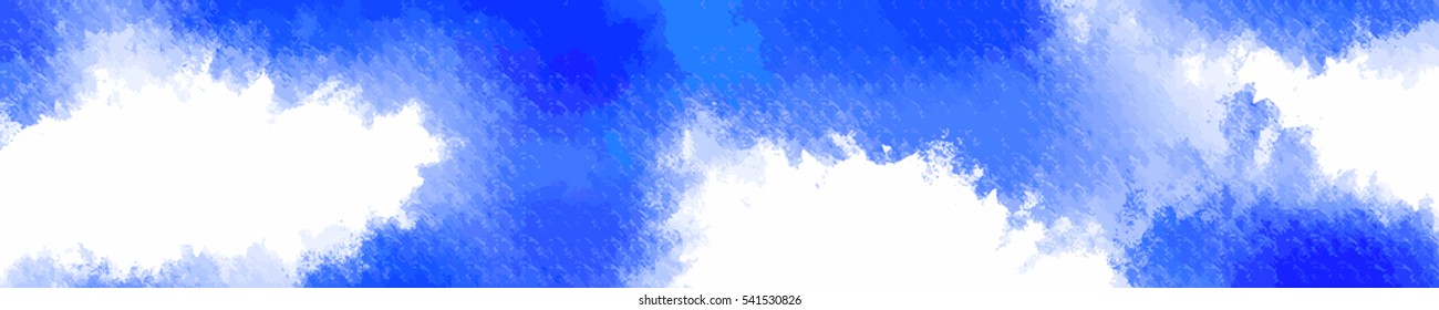 It is a watercolor background.