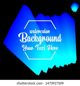watercolor background abstarct vector template