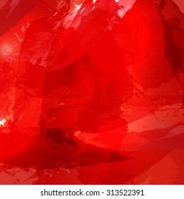 watercolor background abstract red