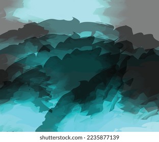 Watercolor background with attractive blurred lighting for wallpaper and theme.