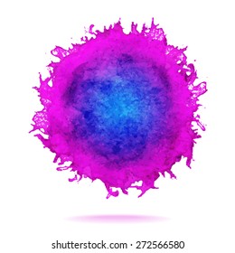 Watercolor Background Blob