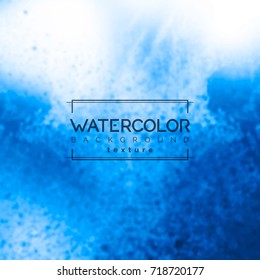 watercolor background blue