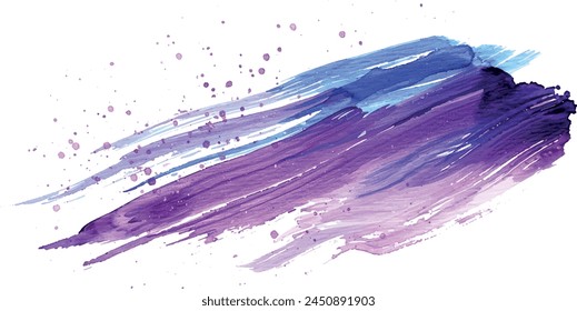 watercolor background brush strokes, blue violet turquoise