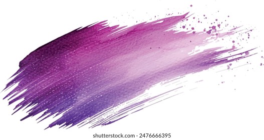  watercolor background brush strokes, blue violet 