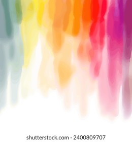 Watercolor background with colored spots.  Hand-drawn illustration. Vector