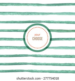 Watercolor background. Colorful abstract texture. Vector design elements. Vintage background. Art advertising template. Stroke background.