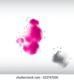 Watercolor background Colourful template