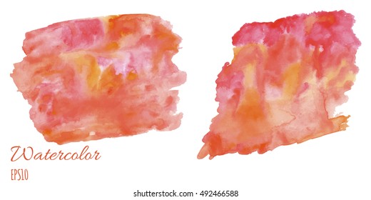 watercolor background for design covers, flyers, banners, invitations, postcards, flyers, vector EPS10
