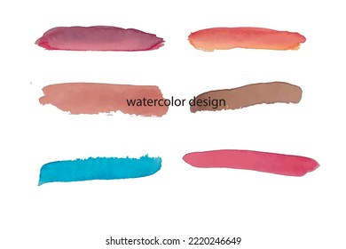 Watercolor background design. Web vector