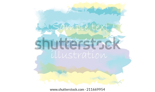 Watercolor Background Desktop Stock Vector Royalty Free 211669954