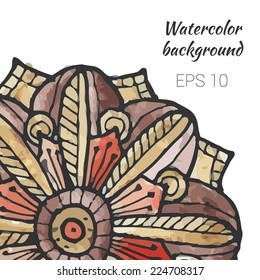 Watercolor background. EPS 10
