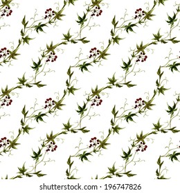 watercolor, background, flora