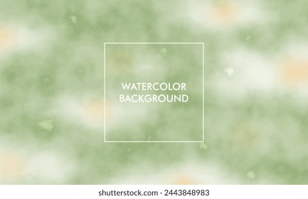 watercolor background with gradient green color background
