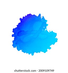 fondo de color de agua mano pintar barrido dibujo ilustración de fondo vectorial