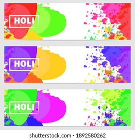 Watercolor background header banner design.