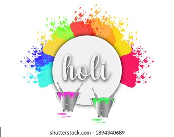 Diseño de banner de cabecera de fondo de color de agua.