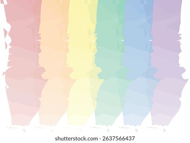 Watercolor background with LGBTQ+ pride colors