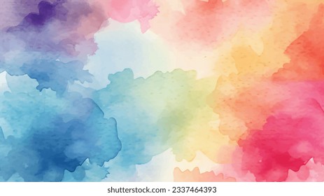 watercolor background with many different colors