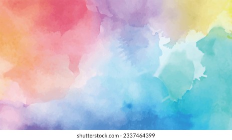 watercolor background with many different colors