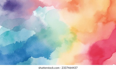 watercolor background with many different colors