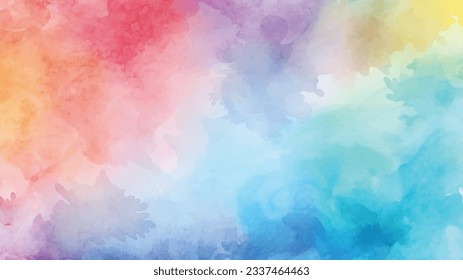 watercolor background with many different colors