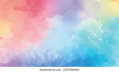 watercolor background with many different colors