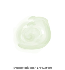 Watercolor background Nature Cartoon Vector Illustration