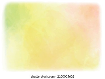 Watercolor background pale color gradient (yellow)