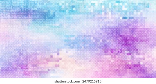 Watercolor background with soft pastel colors, sky blue and purple tones, pink clouds, colorful watercolor, banner,vintage card,
