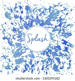 Watercolor Background Splash Texture