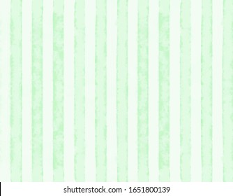 watercolor background stripe green white