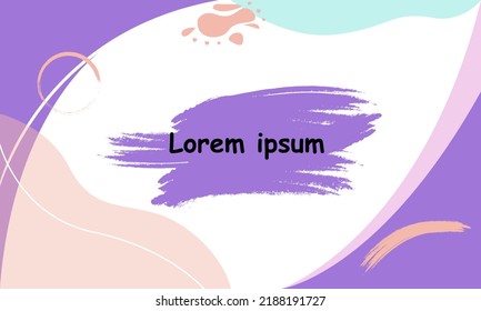 Watercolor background. Suitable for textires background and web banner design. Editable stroke. Vector illustration. EPS 10.