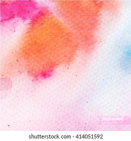 watercolor background for textures and backgrounds vector