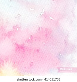 watercolor background for textures and backgrounds vector