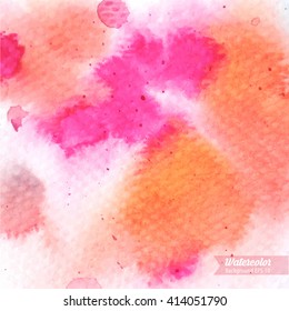 watercolor background for textures and backgrounds vector