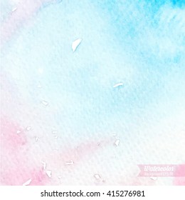 watercolor background for textures and backgrounds vector