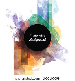 watercolor background vector. 