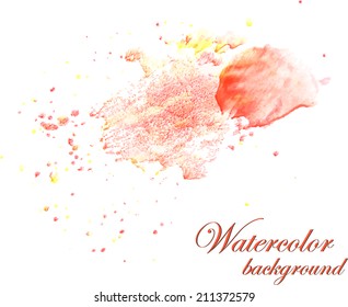 Watercolor background. Vector eps 10.