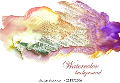 Watercolor background. Vector eps 10.