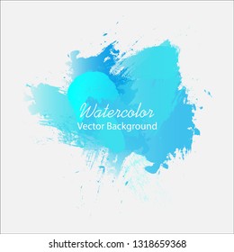 Watercolor background vector illustration