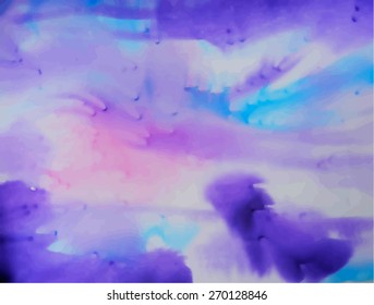 Watercolor background. Vector illustration
