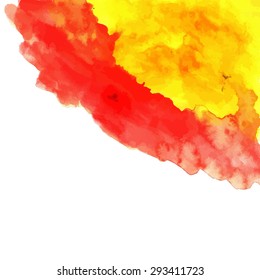 Watercolor background. Vector illustration
