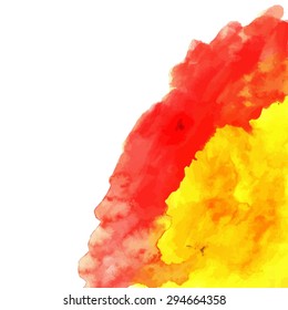 Watercolor background. Vector illustration