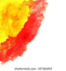 Watercolor background. Vector illustration