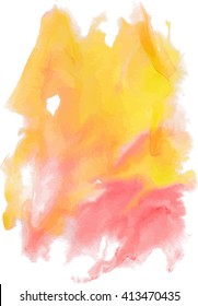 Watercolor background, vector illustration