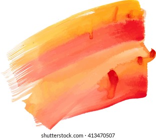 Watercolor background, vector illustration